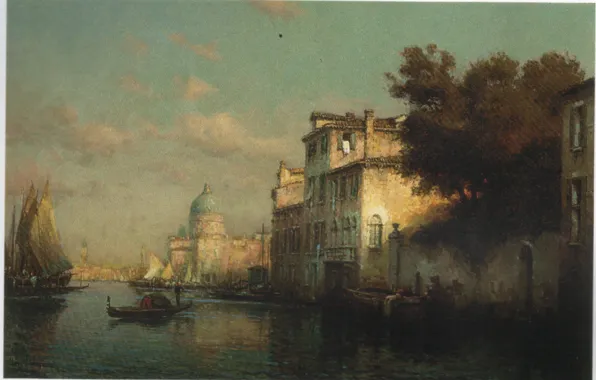 Лодка, ALDINE, VENICE, THE GRAND CANAL