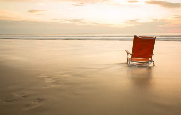 Море, туман, кресло
