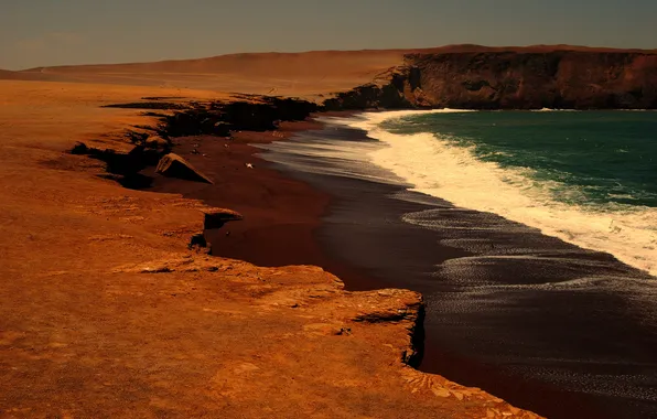 Картинка море, природа, берег, Перу