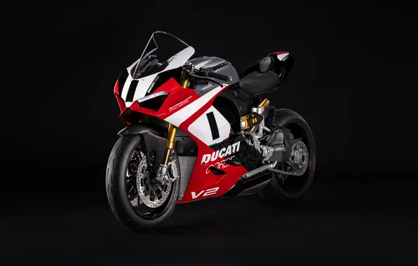 Картинка Ducati, Bikes, Final Edition, 2025, Dark background, Ducati Panigale V2, Ducati Panigale