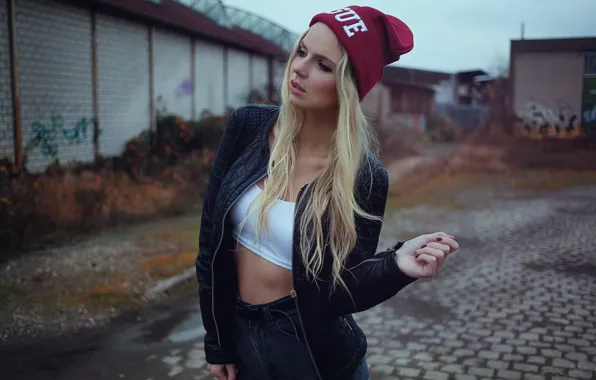Girl, Sexy, Hat, Hair