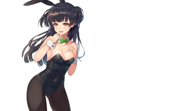 Girl, Sexy, anime, bunny, bunny girl, black tight, embarrassing
