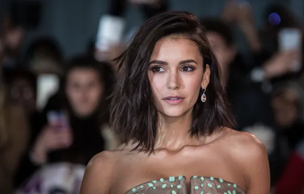 Взгляд, макияж, актриса, Nina Dobrev, Нина Добрев, фотосессия, hair