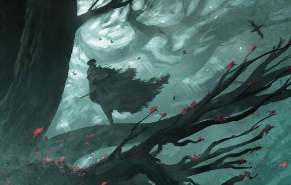 Bloodborne, by Anato Finnstark, Eileen the Crow