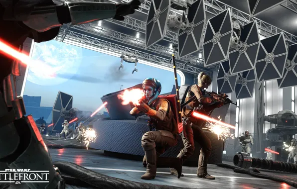 Игры, Electronic Arts, Штурмовики, DICE, Stormtroopers, TIE-Fighter, star wars battlefront, Twi'lek