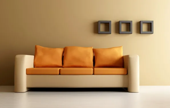 Дизайн, дом, стиль, диван, комфорт