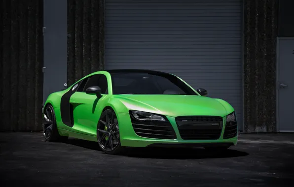 Картинка Audi, Green, Tunercult, r8