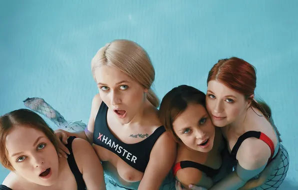 Porn Star, Whore, Porn Actress, Swimming pool, Una Fairy, Eva Barbie, Bella Grey, Slutty Girls