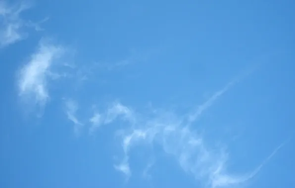 Картинка небо, облака, голубой