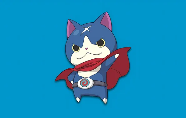 Картинка cats, superhero, Yo-Kai Watch, Hovernyan