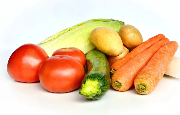 Картинка еда, морковка, овощи, помидоры