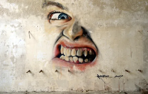 Фон, стена, граффити