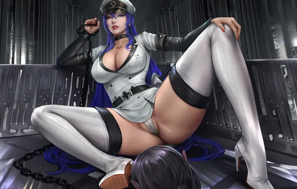 Girl, sexy, lingerie, ass, pantsu, cleavage, panties, thighhighs