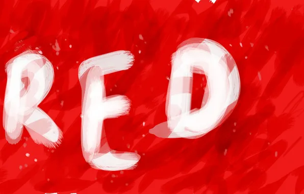 Красный, надпись, red