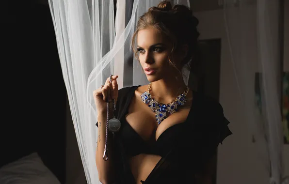 Girl, Sexy, Boobs, Model, Beauty, View, Hair, Nice