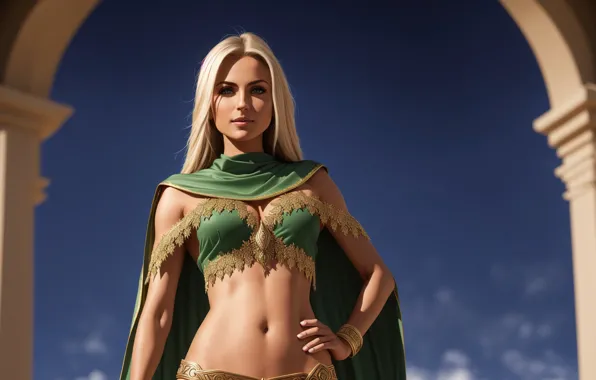 Girl, fantasy, art, blond, digital art, fantasy art, fantasy girl, Stable Diffusion