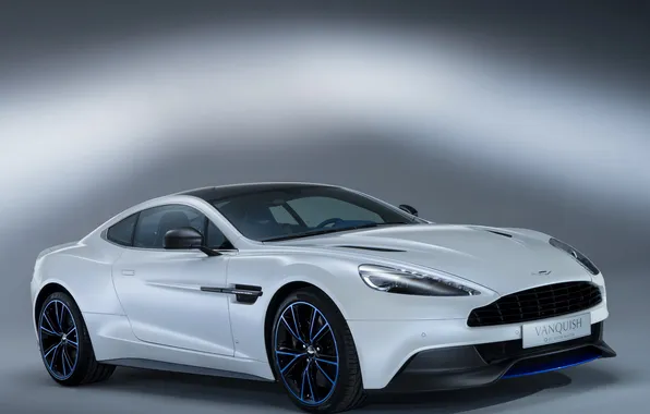 Картинка машина, Aston Martin, суперкар, white, Vanquish Q