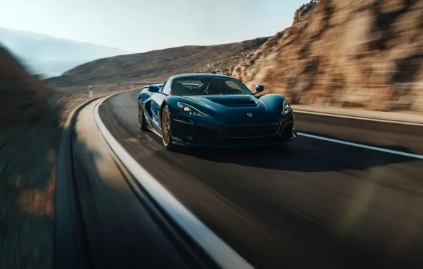 Картинка road, drive, Rimac, motion, Rimac Nevera, Nevera