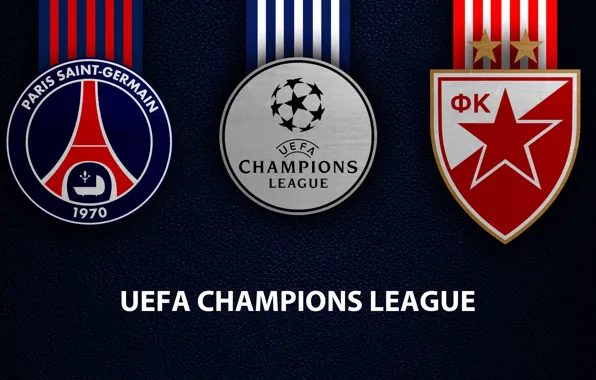 Wallpaper, sport, logo, football, PSG, UEFA Champions League, Paris Saint-Germain, PSG vs Red Star Belgrade