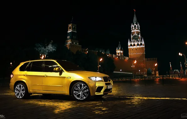 Картинка bmw, gold, auto