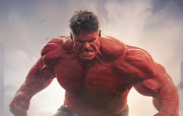 Комикс, MARVEL, Red Hulk, Captain America: Brave New World, Капитан Америка: Новый мир
