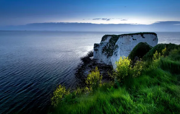 Картинка море, небо, берег