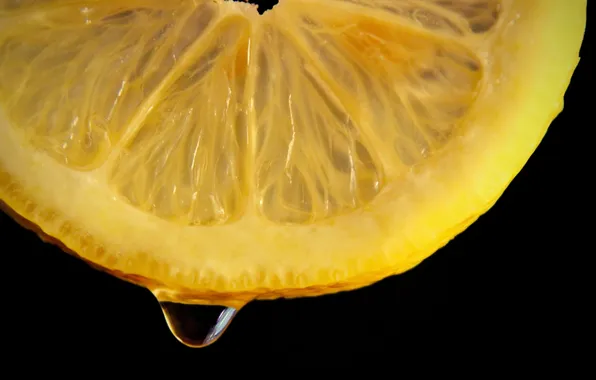 Juice, lemon, yellow, slice