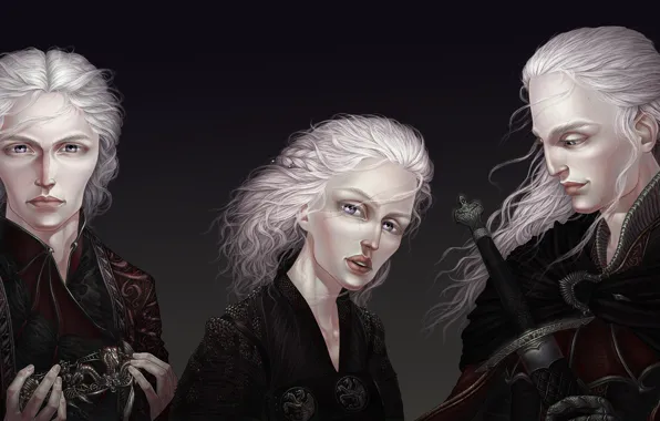 Wallpaper, sword, ken, blade, dragon, A Song of Ice and Fire, Game of Thrones, Targaryen