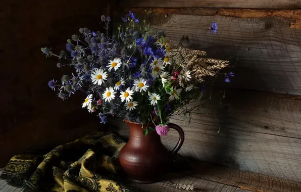 Картинка цветы, фон, ваза