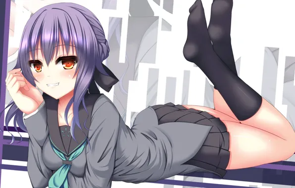 Девушка, art, Owari no Seraph, Seraph of the End, Shinoa