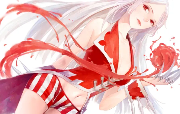 Девушка, шар, арт, когти, league of legends, heather37
