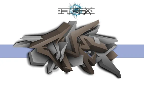 Надпись, граффити, полоса, логотип, тени, graffiti, FireX