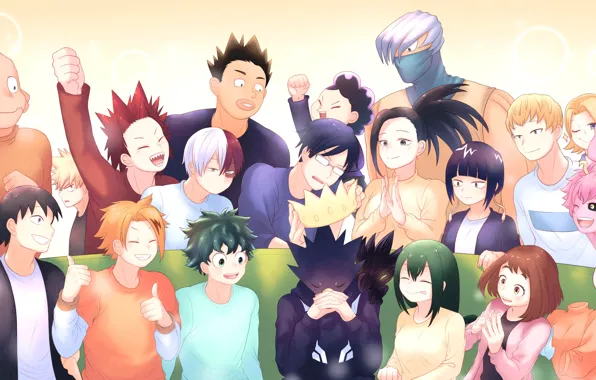 Класс, персонажи, My Hero Academia, Boku No Hero Academia, Моя Геройская Академия