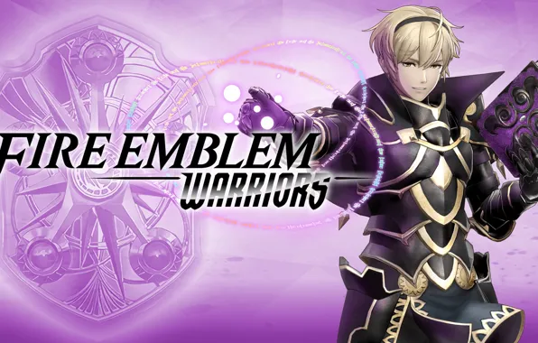 Улыбка, фон, парень, Fire Emblem