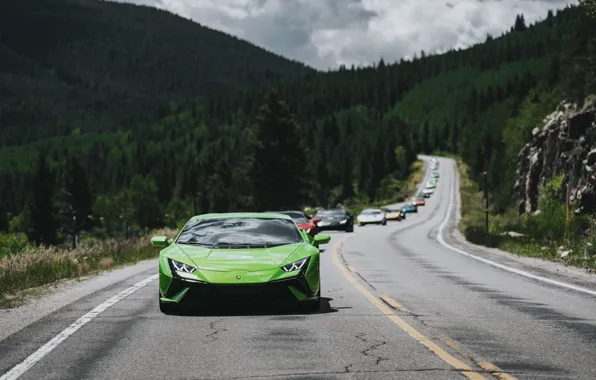 Картинка Lamborghini, road, Huracan, Lamborghini Huracan Tecnica