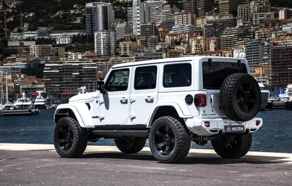 Картинка Wrangler, Jeep, Unlimited, у воды, 2019, Militem, Ferōx