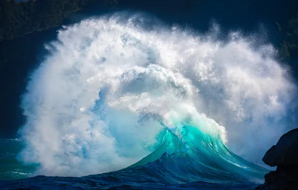 Море, волны, вода, брызги, шторм, природа, волна