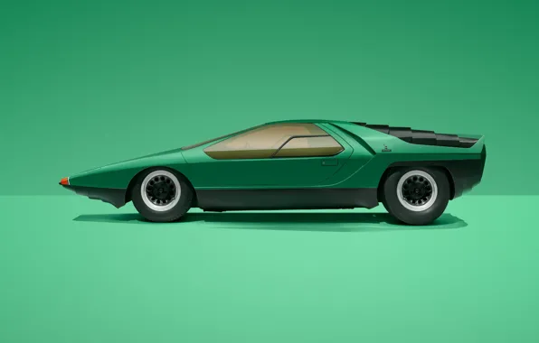 Alfa Romeo, 1968, Bertone, profile, Alfa Romeo Carabo, Tipo 33