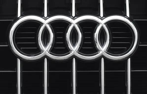 Audi, знак, решетка, эмблема