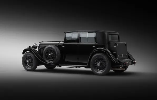 Картинка Bentley, Бентли, 1930, Bentley Mulsanne, Черно-белое, Роскошный автомобиль, Luxury car