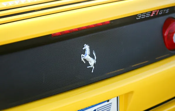 Картинка Ferrari, logo, F355, badge, Ferrari 355 F1 GTS