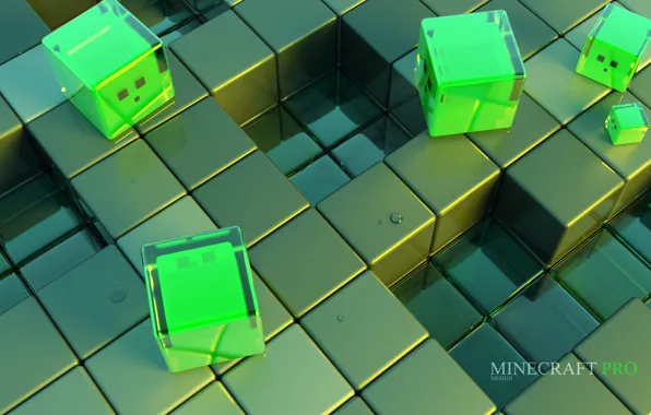 Слизь, Minecraft, Изумруд, Зелёный блок, Слизни