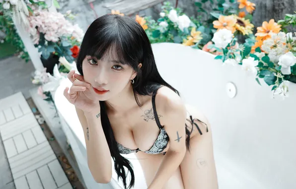 Wallpaper, girl, sexy, woman, model, china, asian, cute