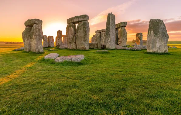 Камни, Англия, Стоунхендж, Великобритания, достопримечательности, Stonehenge