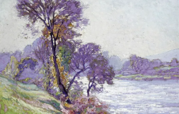 Пейзаж, картина, Paul Madeline, Пол Медлин, КРЁЗ