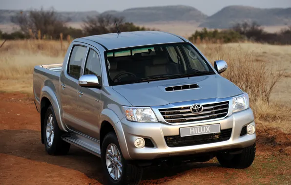 Япония, Обои, Japan, Toyota, Car, Пикап, Auto, Hilux