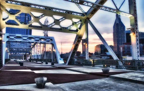 Картинка city, город, USA, Tennessee, Nashville