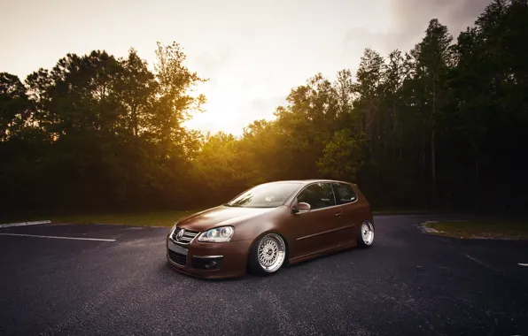 Картинка golf, stance, mk5, Volkswagtn, fronte