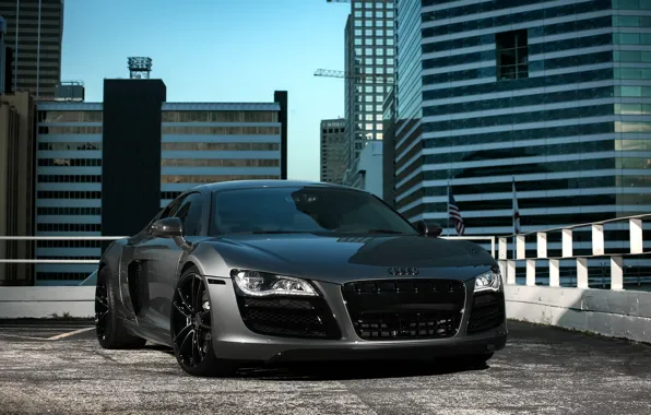 Картинка Audi, City, wheels, V10, ADV1, R8