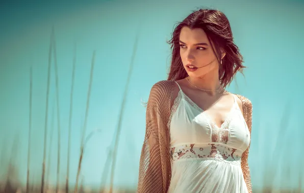 Взгляд, девушка, поза